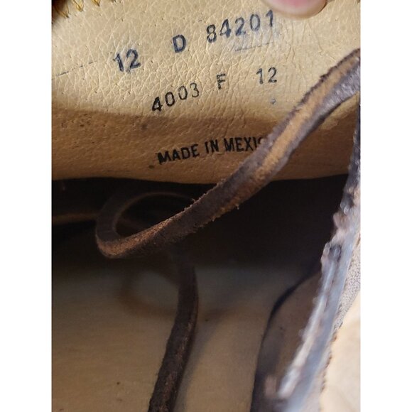 Frye Oxford Shoes Men Sz 12 D Brown Leather Lace Up Low Top